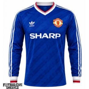 Manchester United 1986-1988 Retro Alternativní Dres Dlouhý Rukáv